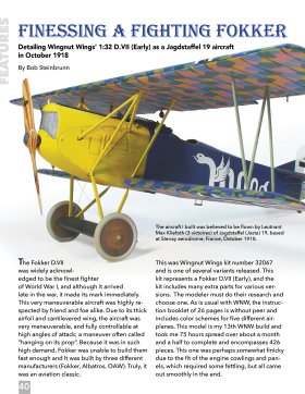Finessing a Fighting Fokker Finessing a Fighting Fokker