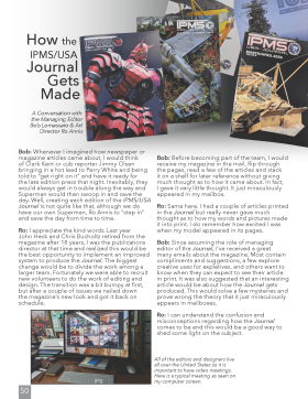 How The IPMS/USA Journal Gets Made May/June 38J3 IUJ How The IPMS/USA Journal Gets Made May/June 38J3 IUJ