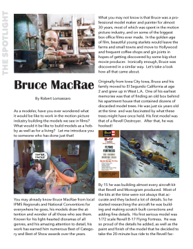 The Spotlight: Bruce MacRae The Spotlight: Bruce MacRae