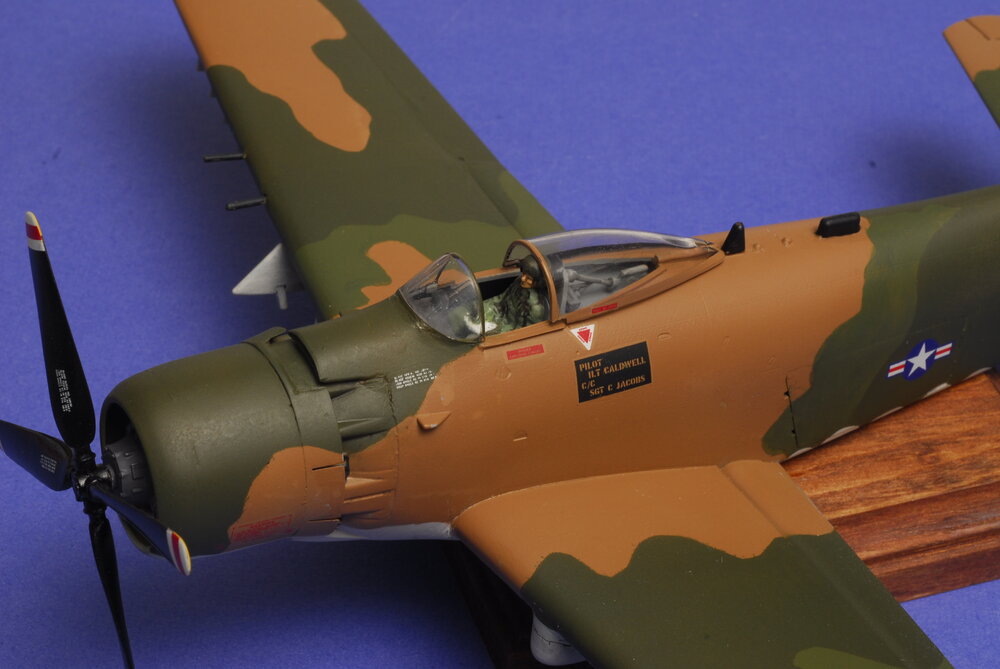 Revell 40 scale Skyraider 002.JPG